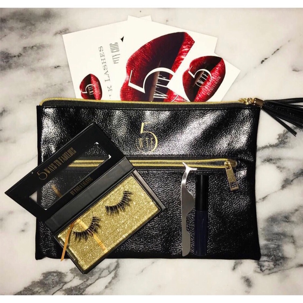 Demo LASH PACK. Bag, lashes, applicator and glue!